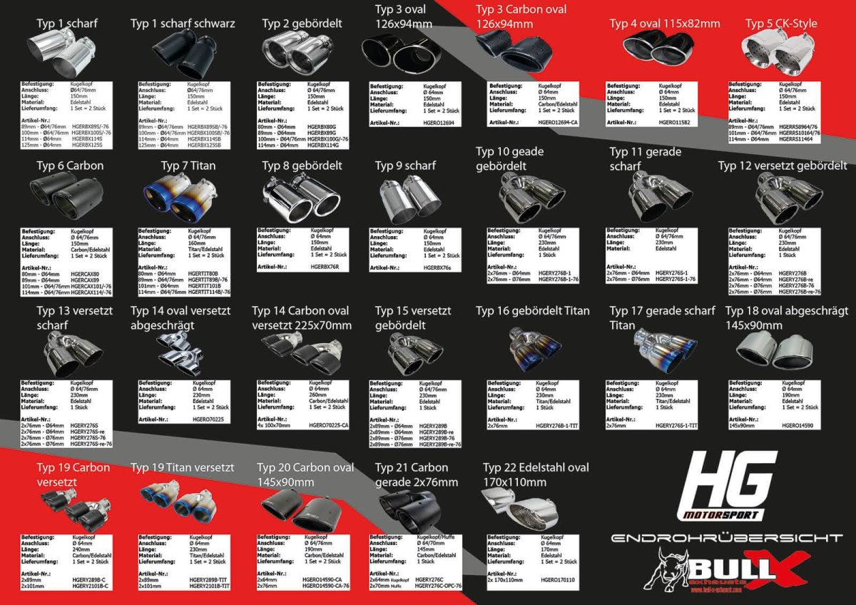 EGO-X Abgasanlage 3,5" für BMW F20/F21 135i/140i